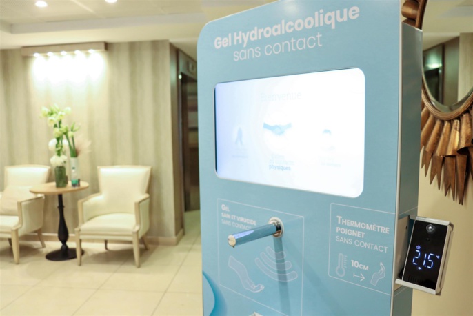 La Station Mains Propres, ou la technologie au service des gestes barrière