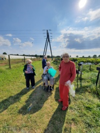 Cueillette à Maison de Famille La Roseraie. ©DR Cueillette à Maison de Famille La Roseraie. ©DR