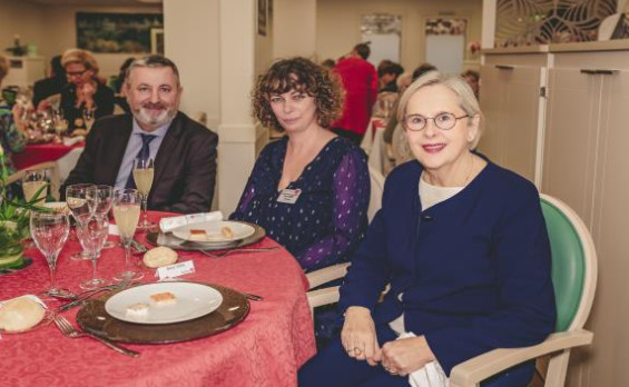 Déjeuner d’anniversaire pour les 30 ans de la résidence DomusVi Tiers Temps en compagnie de la Députée Madame Annie Vidal et du Directeur général France de DomusVi, Monsieur Eric Eygasier © Frédérique Carde