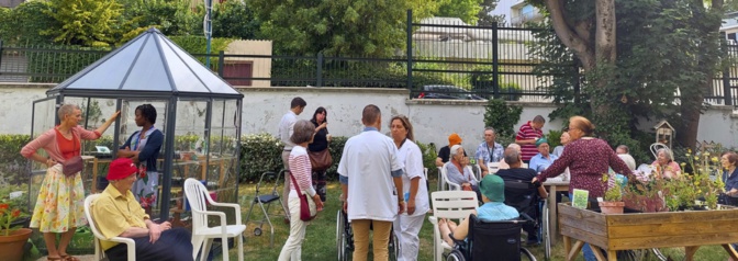 (Re)trouvailles : inauguration du premier tiers-lieu d’Île-de-France en EHPAD