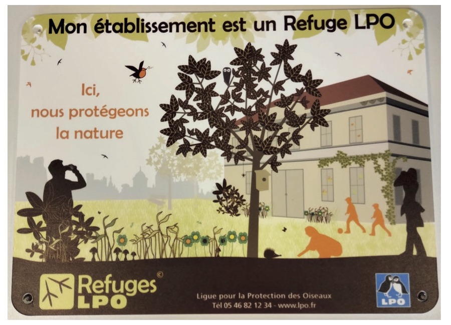 La Résidence de l'Abbaye certifiée refuge LPO