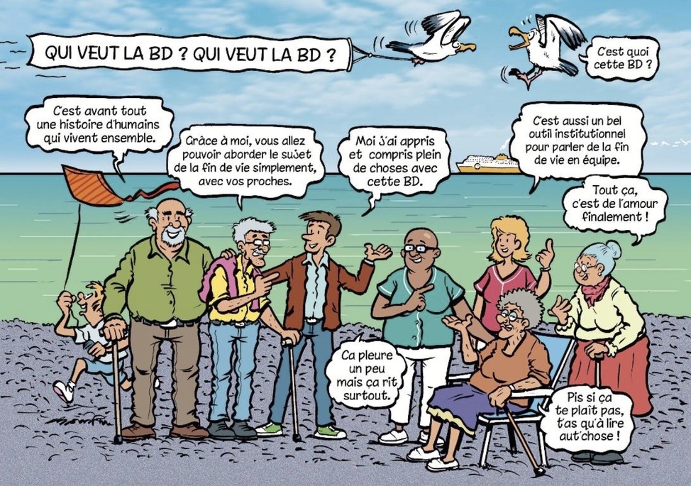 MDR : la bande-dessinée des droits de la personne en fin de vie
