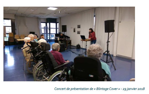 Avec l'association des Trans Musicales et le CHU de Rennes, les résidents de l'EHPAD vocalisent et polyphonisent sur des airs d'électro Avec l'association des Trans Musicales et le CHU de Rennes, les résidents de l'EHPAD vocalisent et polyphonisent sur des airs d'électro