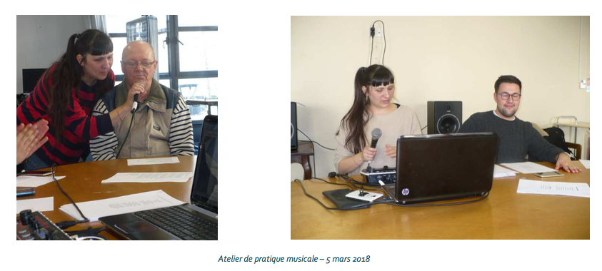 Avec l'association des Trans Musicales et le CHU de Rennes, les résidents de l'EHPAD vocalisent et polyphonisent sur des airs d'électro Avec l'association des Trans Musicales et le CHU de Rennes, les résidents de l'EHPAD vocalisent et polyphonisent sur des airs d'électro