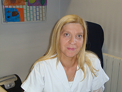 Agnès Souvignet, Secrétaire adjointe de l'URBH et responsable du site MRL de la Blanchisserie Inter-Hospitalière Loire Sud
