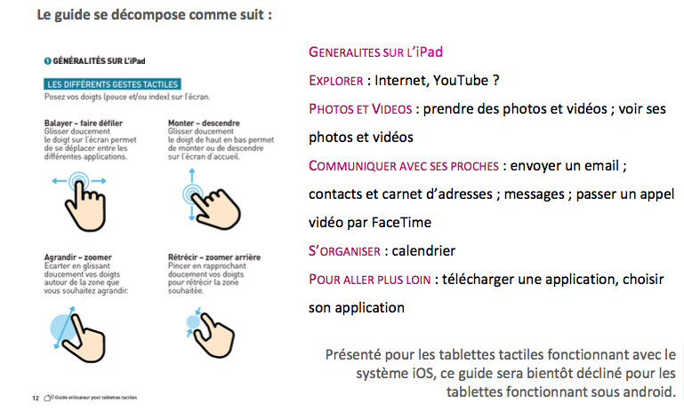 La Fondation Médéric Alzheimer édite un guide d’utilisation des tablettes numériques afin de lutter contre l’isolement des personnes âgées