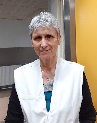 Catherine Diallo, responsable de la blanchisserie du CHU de Reims. ©DR