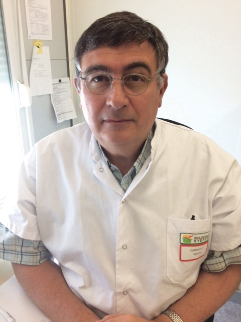 Le Dr Philippe Carenco, chef du service d’hygiène hospitalière du Centre Hospitalier de Hyères et président de la Blanchisserie Inter-Hospitalière du Var. ©DR