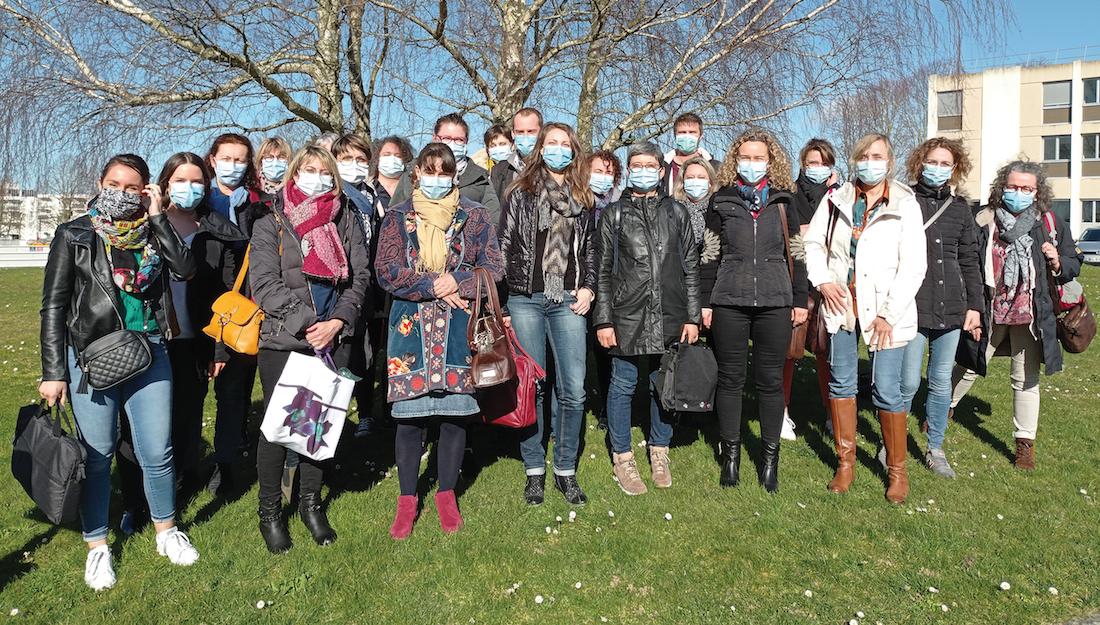 Le 16 mars dernier, les infirmiers mutualisés de Bretagne se sont retrouvés à Saint-Brieuc pour l’une de leurs journées d’échanges. © CPias Bretagne
