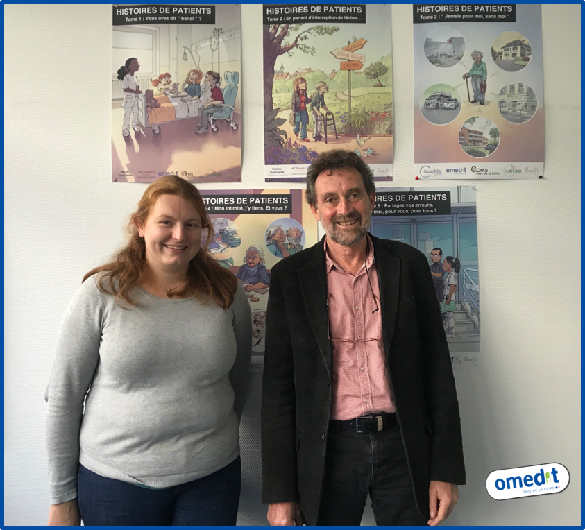 Le Dr Fanny d’Acremont, pharmacien hospitalier et le Dr Jean-Claude Maupetit, pharmacien coordonnateur de l’OMEDIT des Pays de la Loire. ©DR Le Dr Fanny d’Acremont, pharmacien hospitalier et le Dr Jean-Claude Maupetit, pharmacien coordonnateur de l’OMEDIT des Pays de la Loire. ©DR
