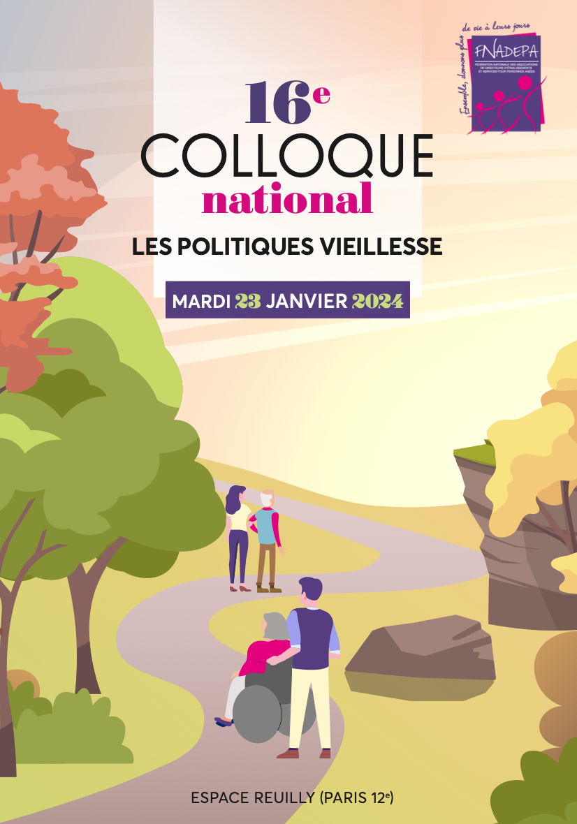 Agenda : le 16ème Colloque National Les Politiques Vieillesse se tiendra à Paris le 23 janvier 2024