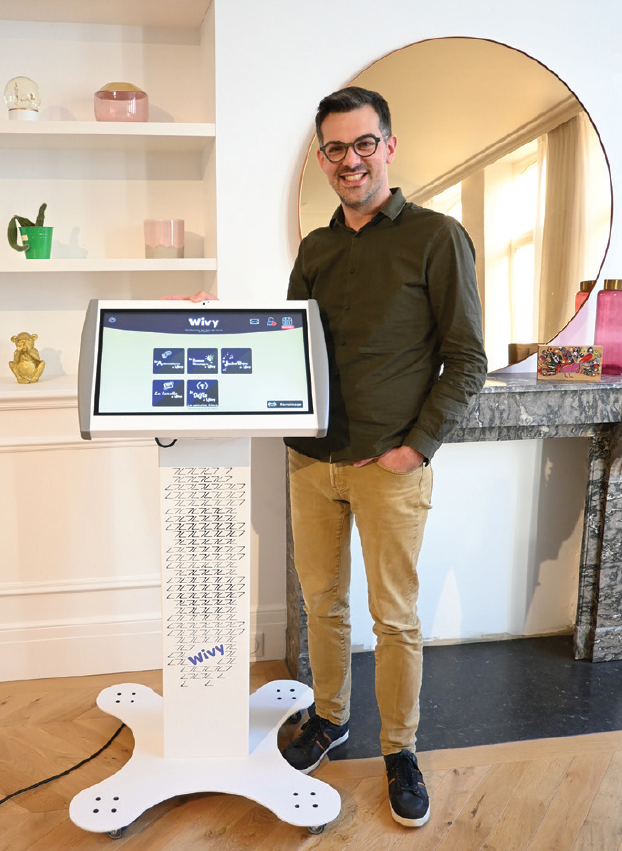 Loïc Fruleux, président de Wivy. Loïc Fruleux, président de Wivy.