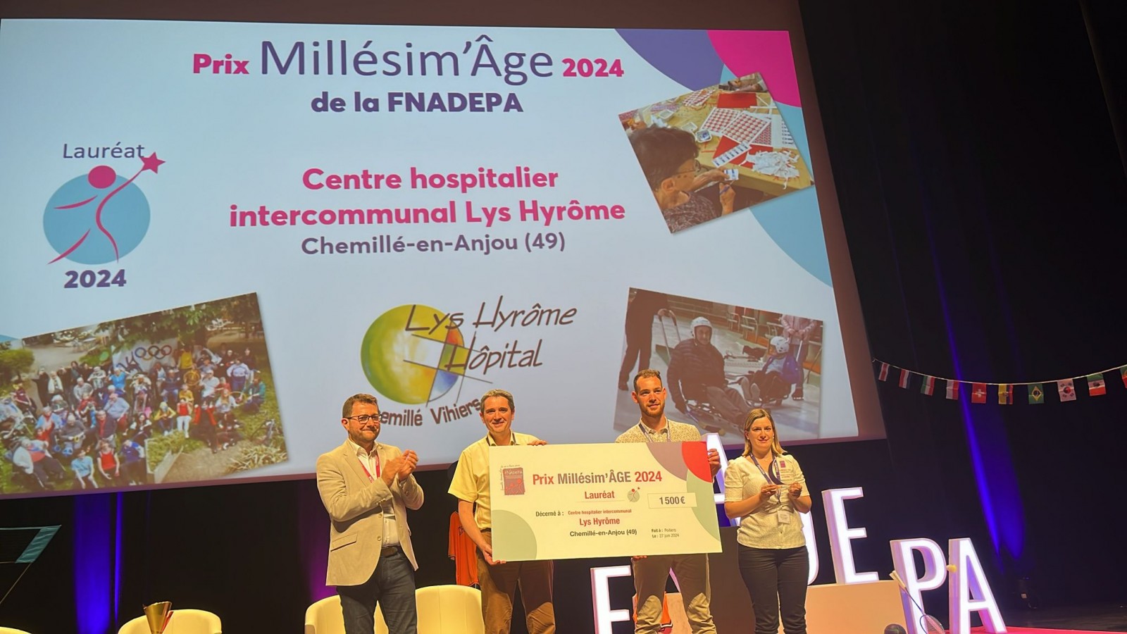 Prix Millésim’âge 2024 de la FNADEPA : Le CHI Lys Hyrôme lauréat Prix Millésim’âge 2024 de la FNADEPA : Le CHI Lys Hyrôme lauréat