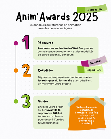 Anim'Awards 2025 : les candidatures sont ouvertes