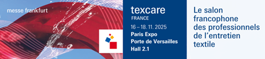 Texcare France revient en novembre pour sa deuxième édition Texcare France revient en novembre pour sa deuxième édition