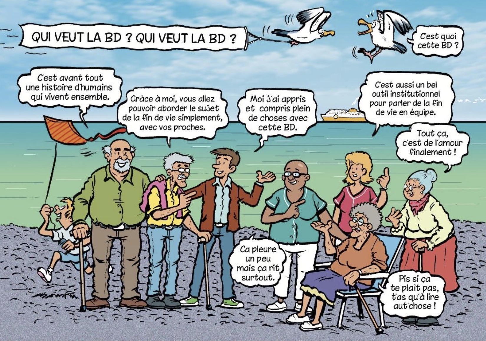 MDR : la bande-dessinée des droits de la personne en fin de vie