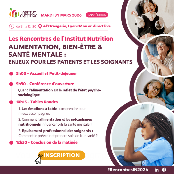 Les Rencontres de l’Institut Nutrition : quand alimentation et santé mentale se rencontrent