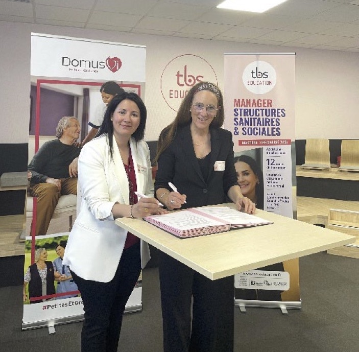 Un partenariat d’excellence entre DomusVi et TBS Education au service du bien-vieillir