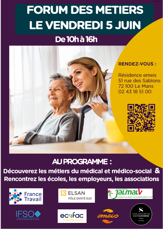 Le Mans : un forum pour explorer les métiers du médico-social le 5 juin