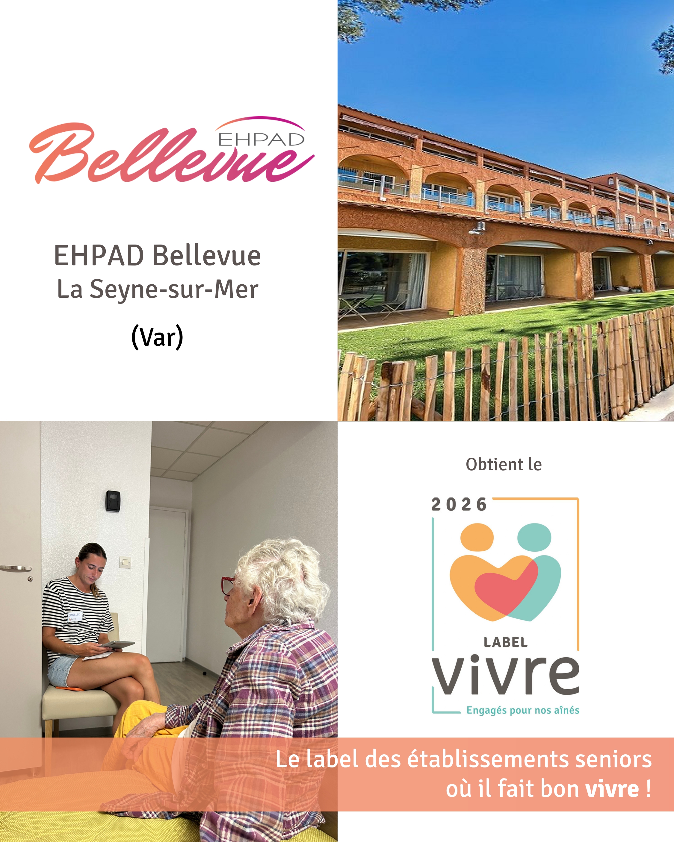 L'EHPAD Bellevue décroche le label Vivre 2026