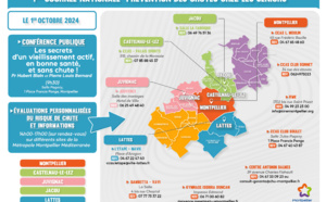 La première journée nationale de prévention des chutes aura lieu mardi 1er octobre à Montpellier