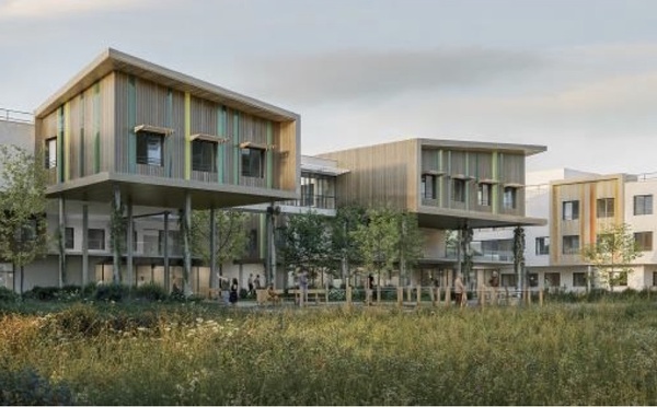  Trois studios étudiants et un pôle de consultation seront intégrés au sein de l'EHPAD © ARS. Architectures urbanistes