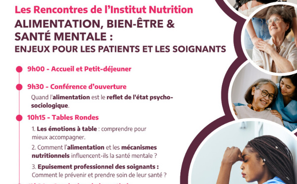 Les Rencontres de l’Institut Nutrition : quand alimentation et santé mentale se rencontrent