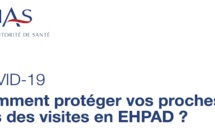 Visites en EHPAD : la Haute Autorité de Santé publie un document à l’attention des familles
