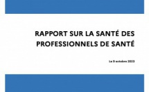 Remise publique du rapport sur la santé des professionnels de santé