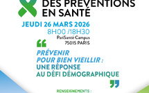 Rendez-vous le 26 mars 2026 pour les 2e Assises des prévention en santé